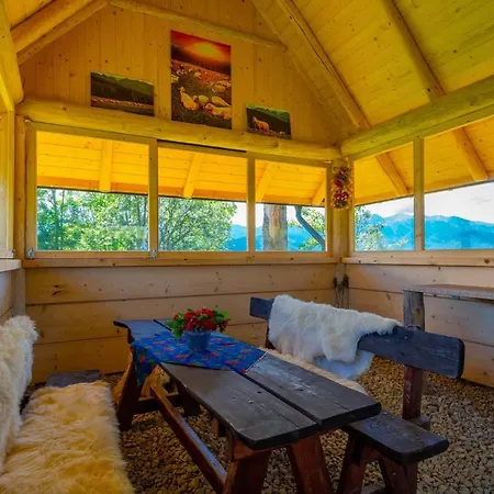 Domki Widokowe Wooden Pod Gubalowka Z Jacuzzi Dağ evi Zab