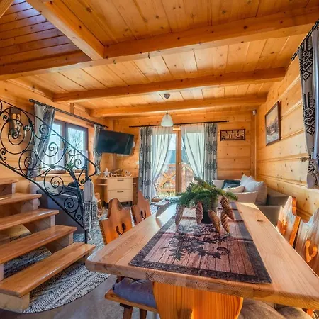 בקתה Widokowe Wooden Luxury With Private Jacuzzi *