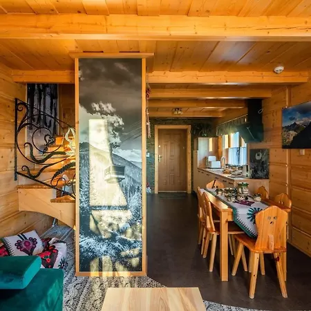 בקתה Widokowe Wooden Luxury With Private Jacuzzi