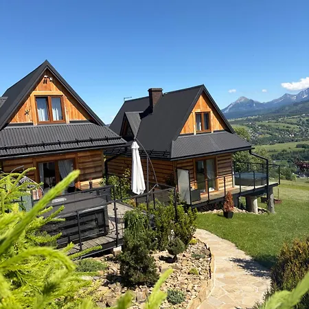 Domki Widokowe Wooden Pod Gubalowka Z Jacuzzi Zab