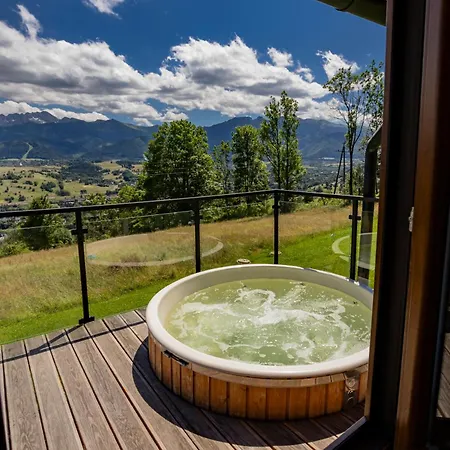 Domki Widokowe Wooden Pod Gubalowka Z Jacuzzi Dağ evi