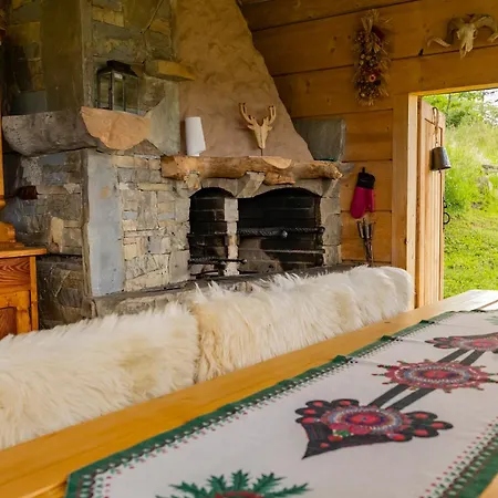 Domki Widokowe Wooden Pod Gubalowka Z Jacuzzi Dağ evi Zab