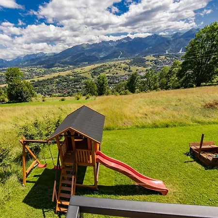 Domki Widokowe Wooden Pod Gubalowka Z Jacuzzi Dağ evi Zab