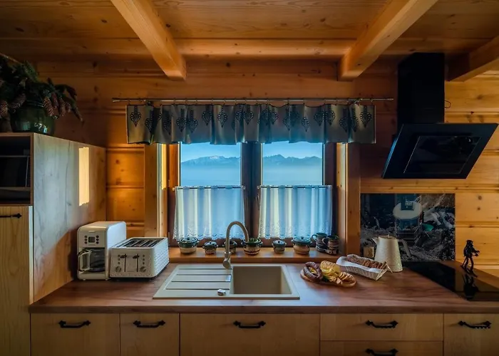 Widokowe Wooden Luxury With Private Jacuzzi Chalet