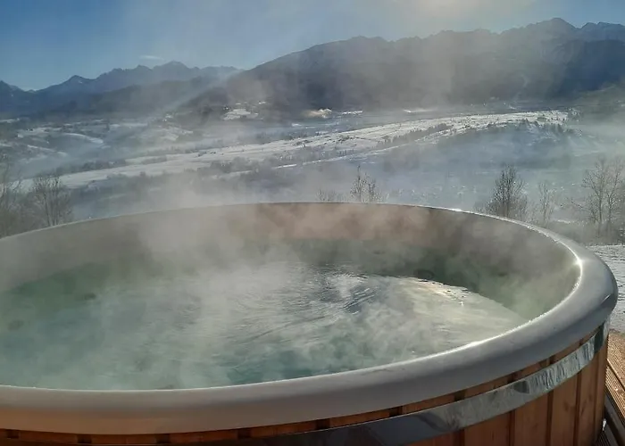 Widokowe Wooden Luxury With Private Jacuzzi Chalet Zab